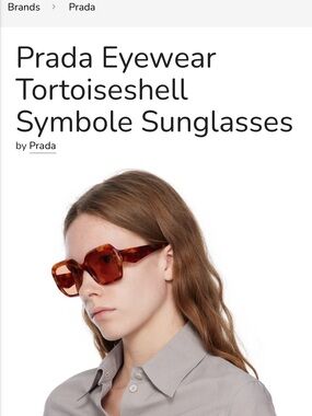 Prada Tortoiseshell Sunglasses - Brown Amber